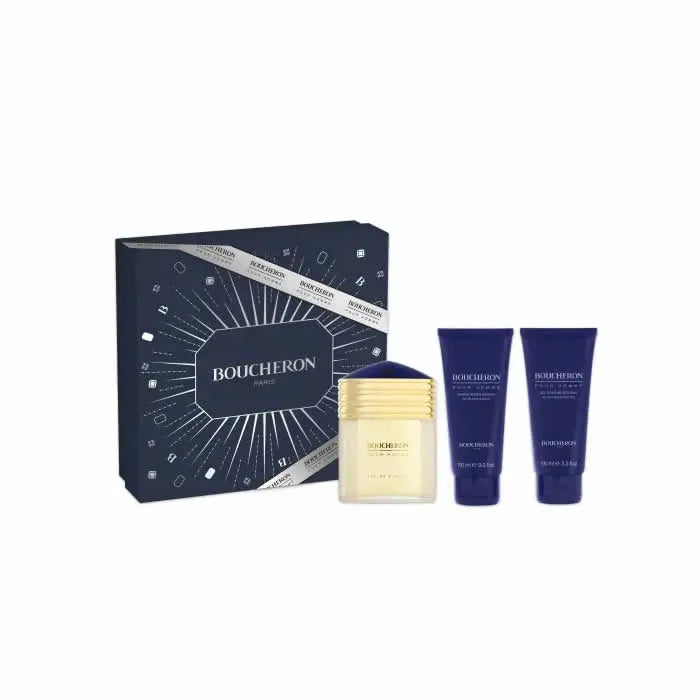 Boucheron Homme Eau De Parfum Spray 100ml Set 3 Pieces - BOUCHERON