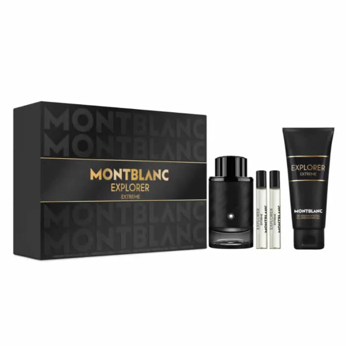 Montblanc Explorer Extreme Eau De Parfum Spray 100ml Set 4 Pieces - MONTBLANC
