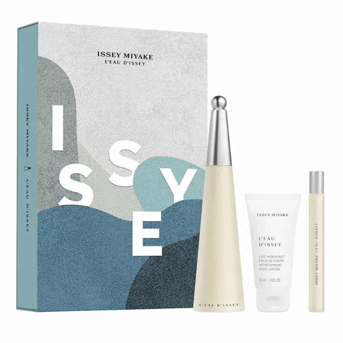 Issey Miyake L'Eau D'Issey Eau De Toilette Spray 100ml Set 3 Pieces - ISSEY MIYAKE