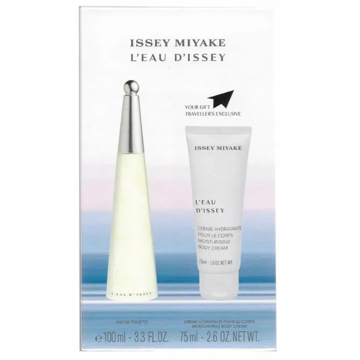 Issey Miyake L'Eau D'Issey Eau De Toilette Spray 100ml Set 2 Pieces - ISSEY MIYAKE