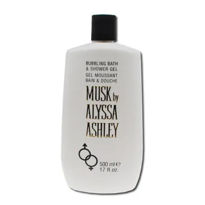 Alyssa Ashley Musk Bubbling Bath And Shower Gel 500Ml - ALYSSA ASHLEY