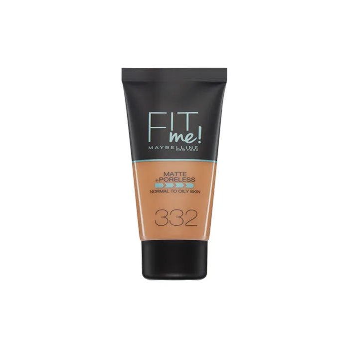 Maybelline Fit Me Matte + Poreless Foundation 332 Golden Caramel 30Ml