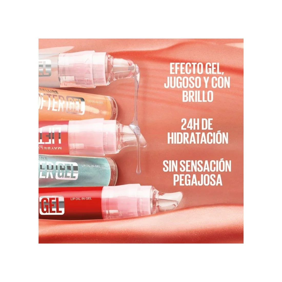 Maybelline Lifter Gel Labial 005 Melon-Ade 6,6Ml - MAYBELLINE