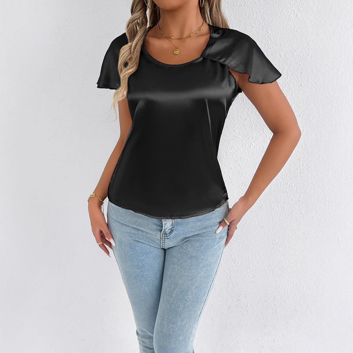 Summer T-shirt Short Sleeve High-end