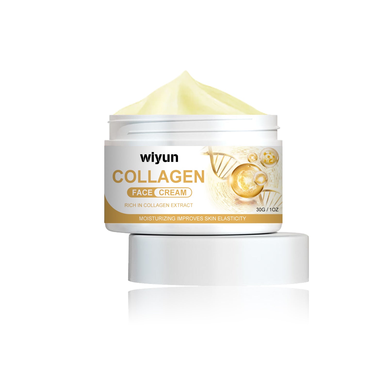 WIYUN Collagen Face Cream, Firming And Tender Skin Brightening Anti-Wrinkle Cream For Wrinkle Lifting And Wrinkling