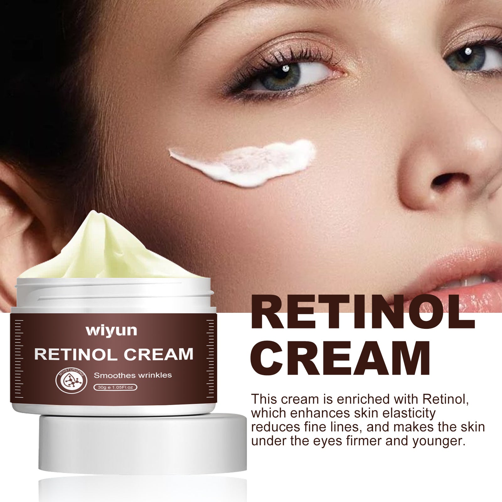Retinol Eye Cream Firming, Moisturizing, Lifting And Smoothing Fine Lines Crow's Feet Anti-wrinkle Eye Cream