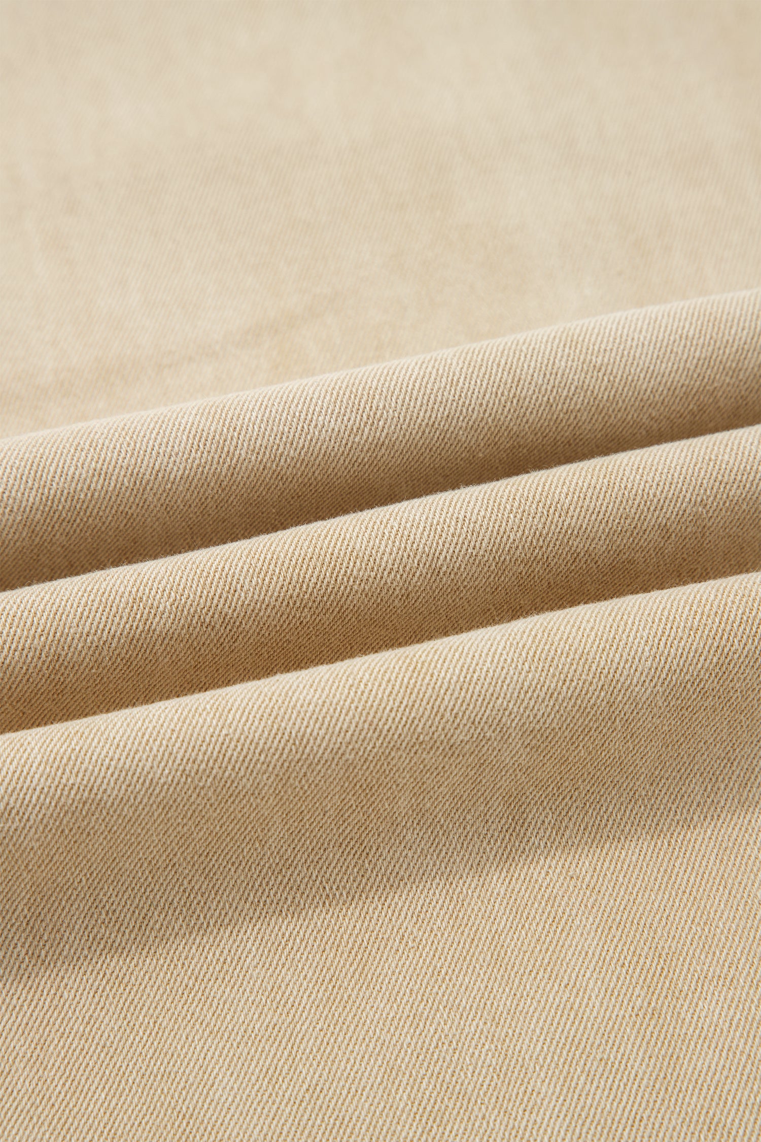 Apricot Solid Color Seamed Center Wide Leg Cropped Jeans