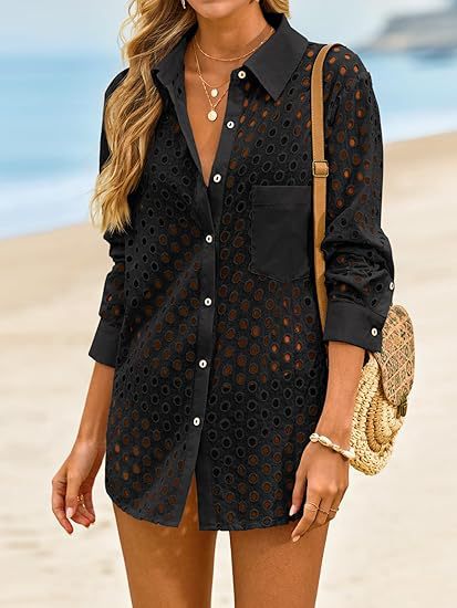 Fashionable Casual Beach Resort-style Beach Cover-up