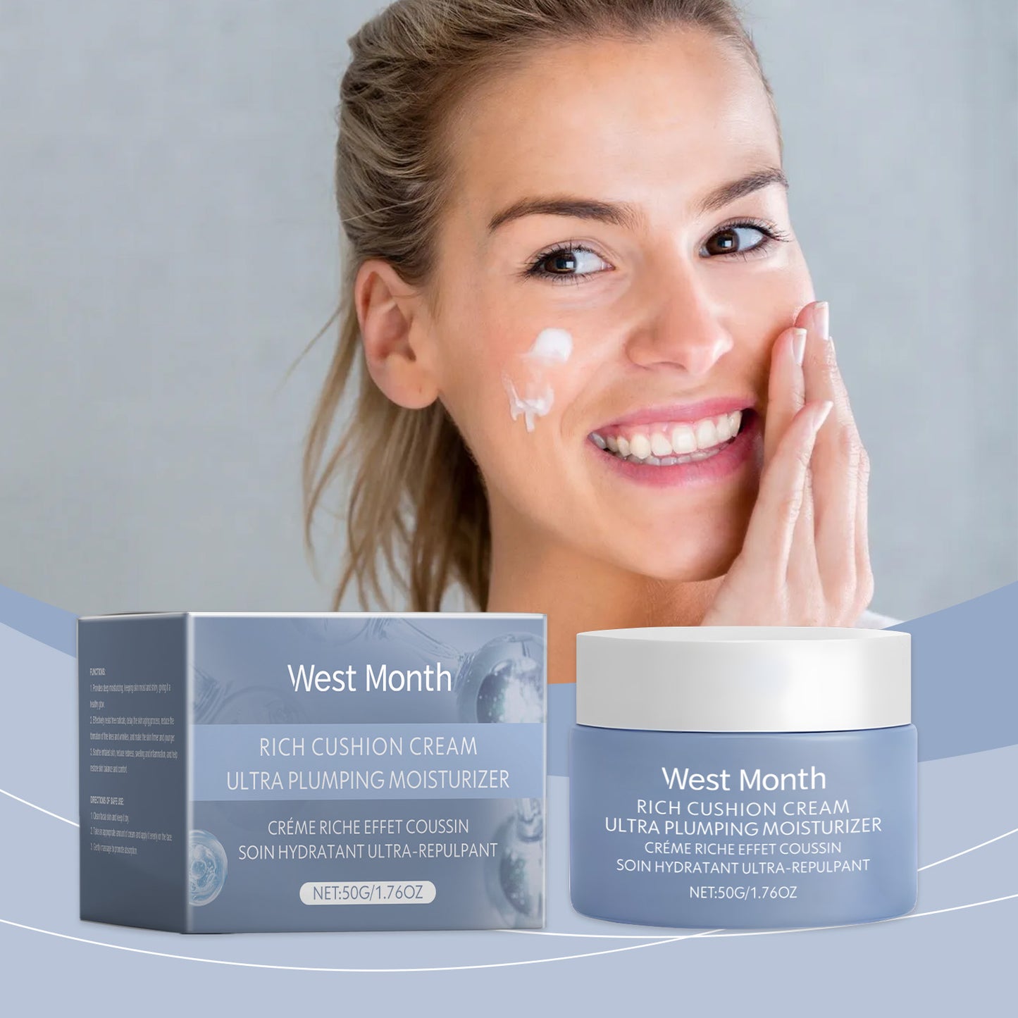 Moisturizing Cream, Moisturizing And Enriching Facial Skin Radiant Moisturizing Cream