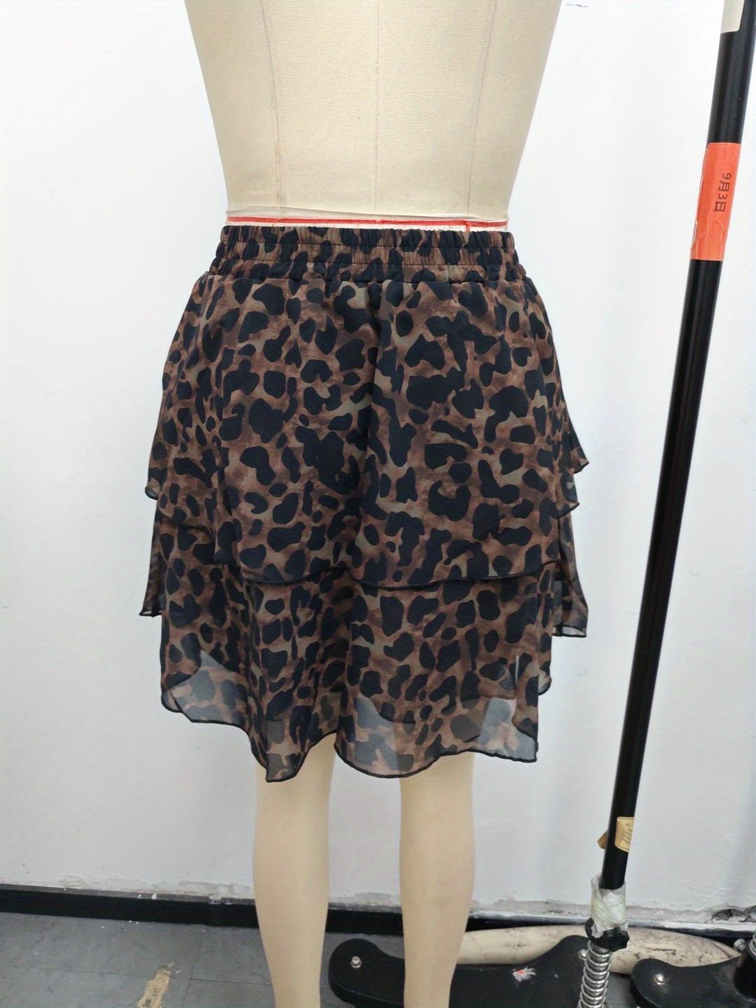 Everyday Casual Leopard-print Womens Skirt
