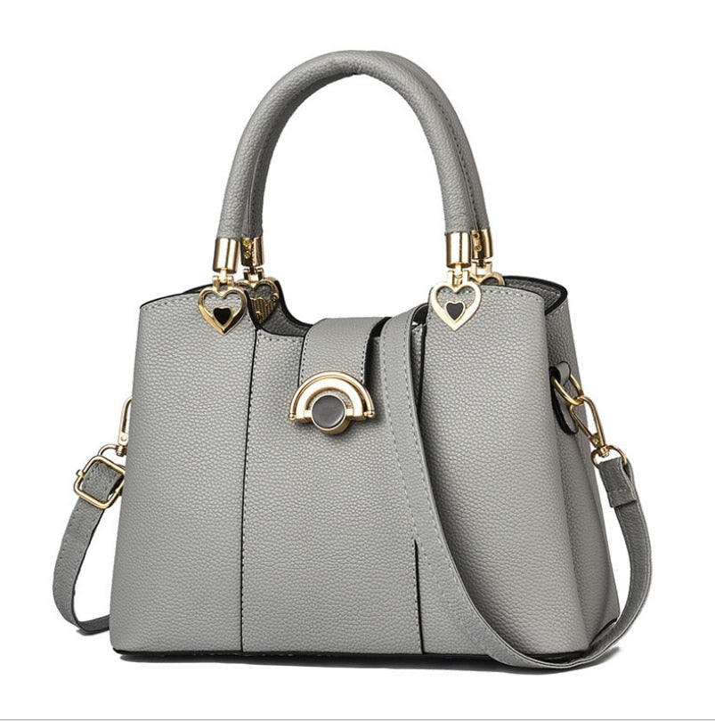 Western Style Solid Color Fashion Womens Handbags New High Quality Leather Women's Handbags Soft Leather Shoulder Messenger Bag