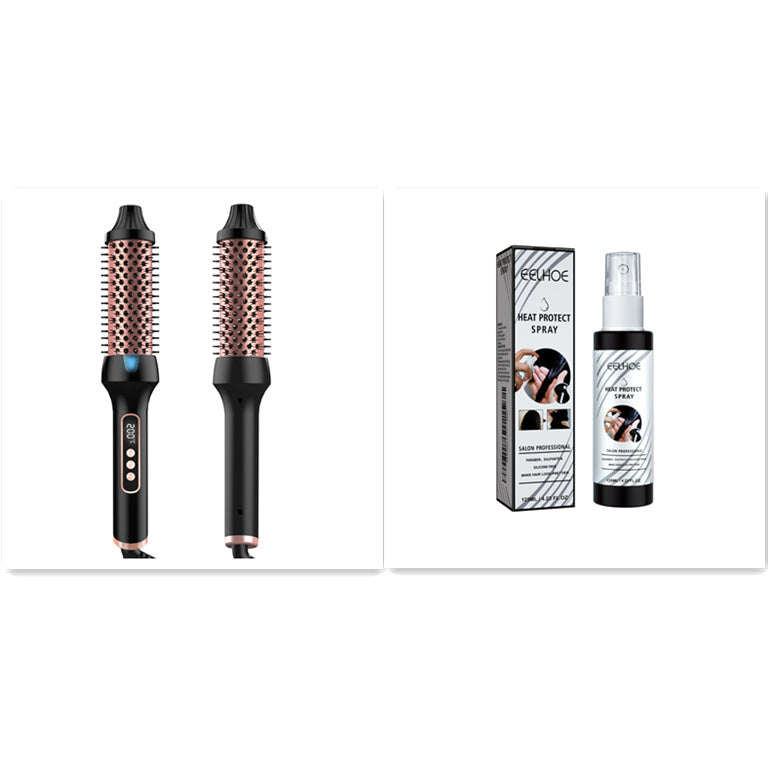 Roller Comb Does Not Hurt Hair Anion Straight Curling Or Straightening Double PTC Heater