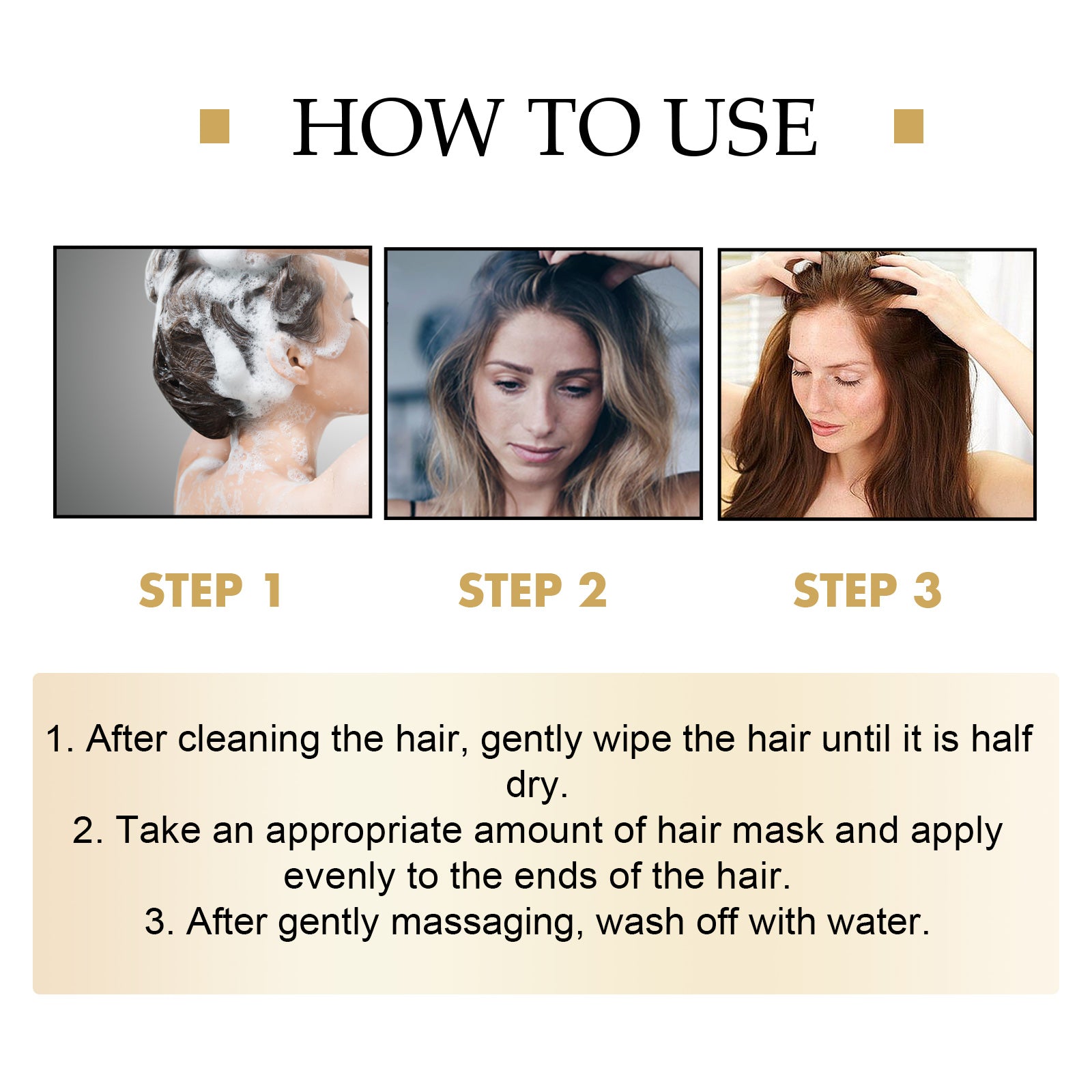 Caviar Extravagant No Evaporation Film, Smooth Hair Deep Nourishing Improve Dye Hot Dry Smooth Conditioner