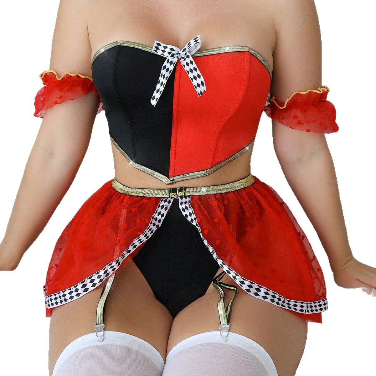 Temptation Cute Maid Uniform Sex Underwear Set Female