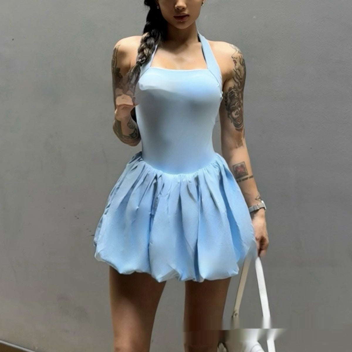 Womens Anti-Exposure Base-Layer Breathable Outdoor Dress