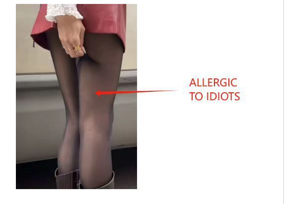 Summer Black Thin Style Ribbon Letter Flocking Stockings