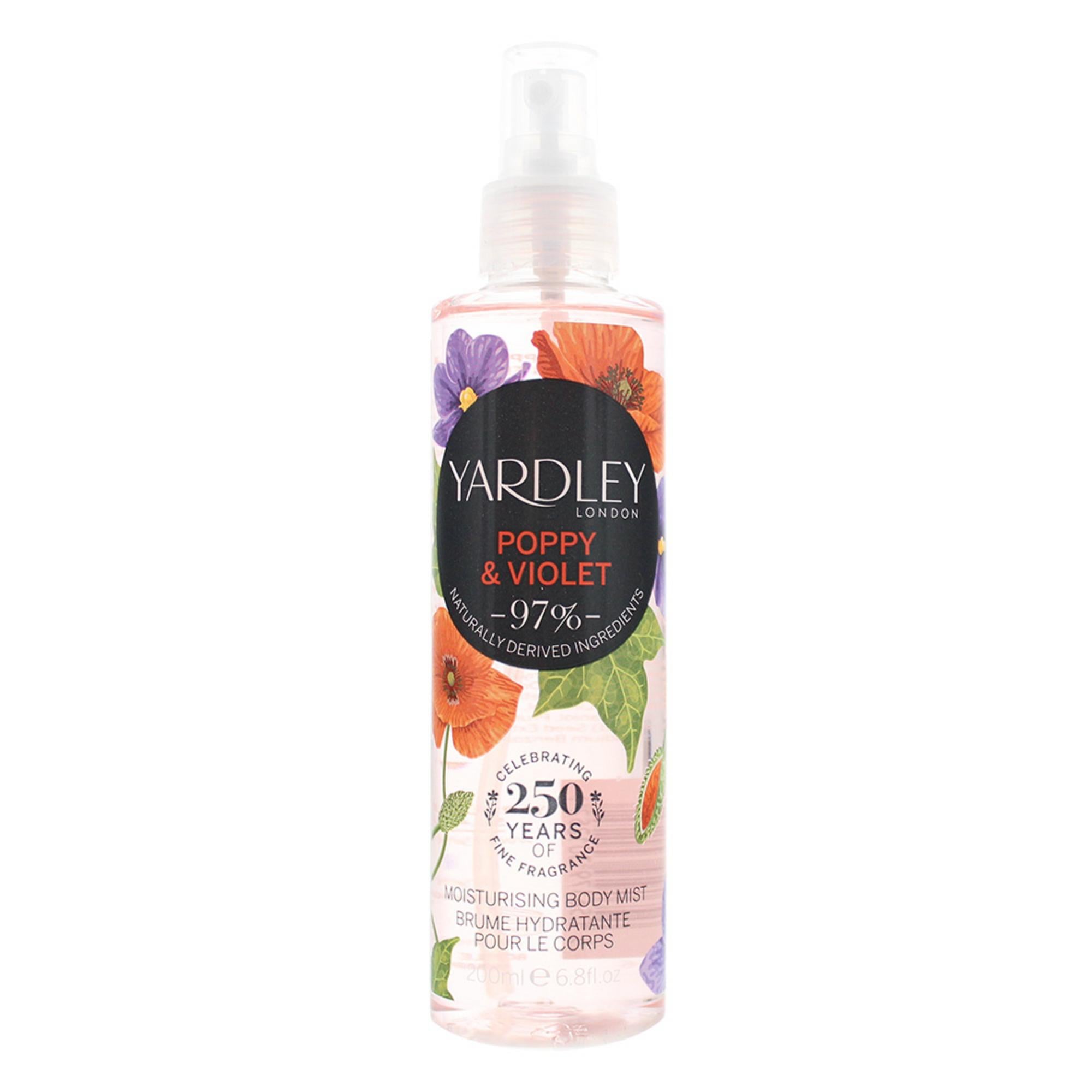 Yardley, Poppy and Violet, Scented Spray, For Women, 200 ml