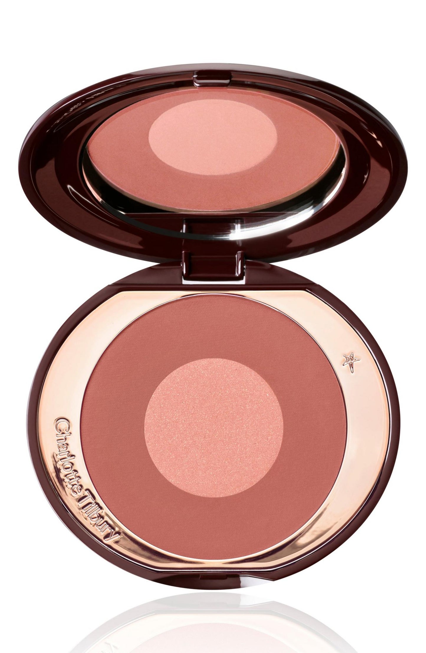 Charlotte Tilbury, Cheek To Chic Swish And Glow, Radiant, Blush Powder, Pillow Play, 8 g