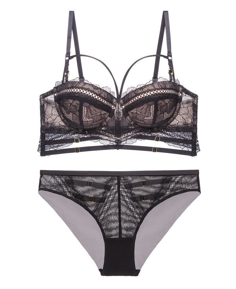 European And American Sexy Lingerie Set Hollow-out Camisole Bra Women