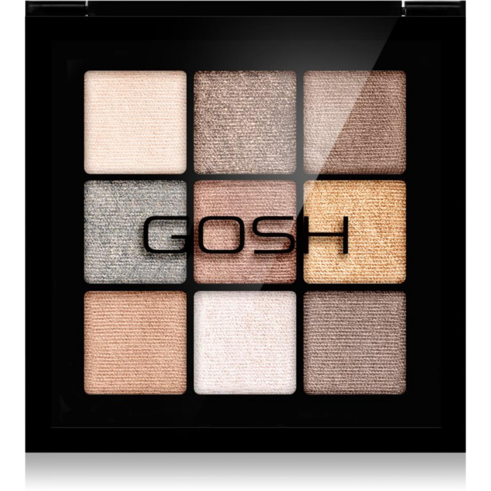 Gosh, Eyedentity, Eyeshadow Palette, 003, Be Happy, 9 Shades, 8 g