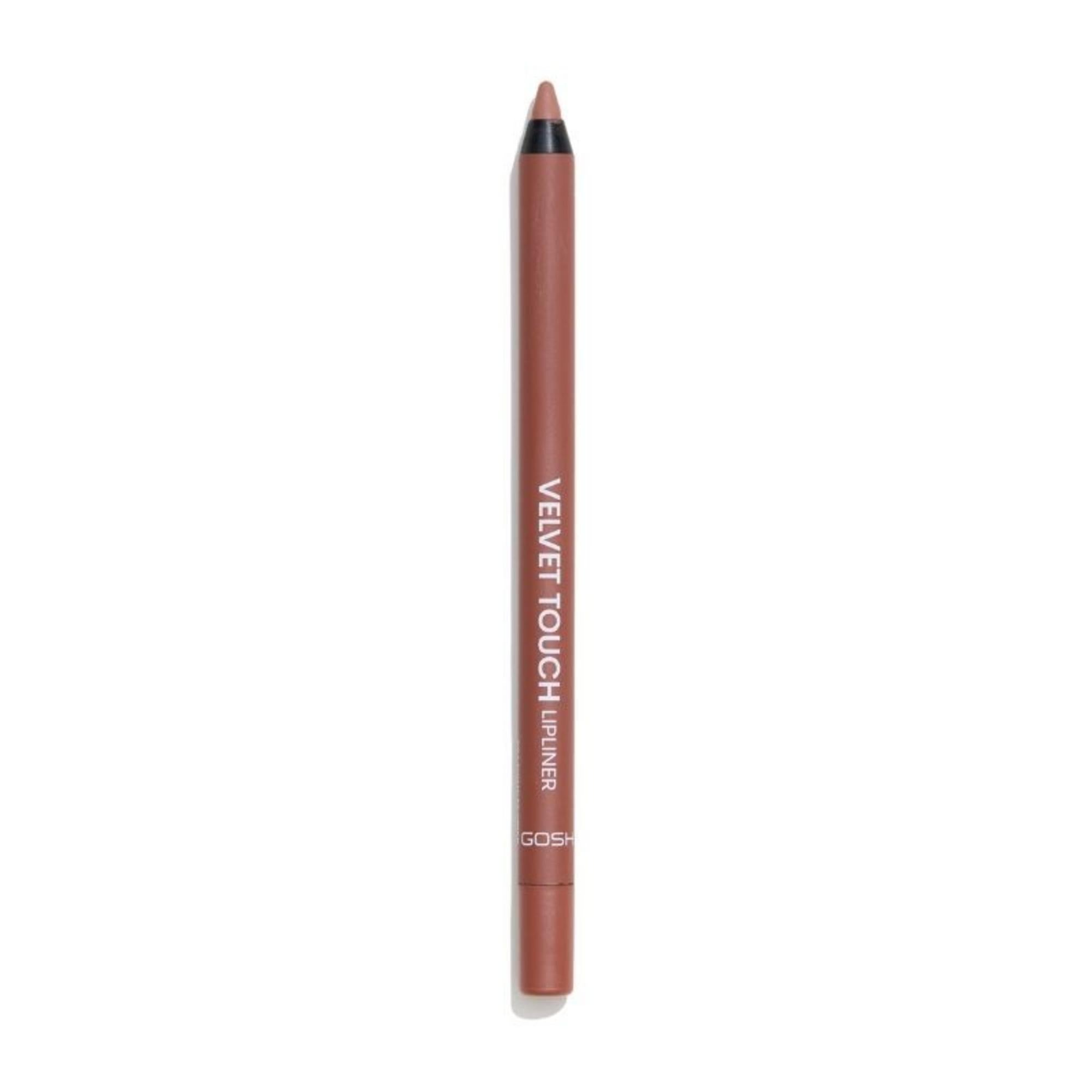 Gosh, Velvet Touch, Vitamin E, Lip liner pencil, Lip Liner, 001, Nougat Crisp, 1.2 g