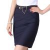 Slim Fit Sheath Slimming Skirt