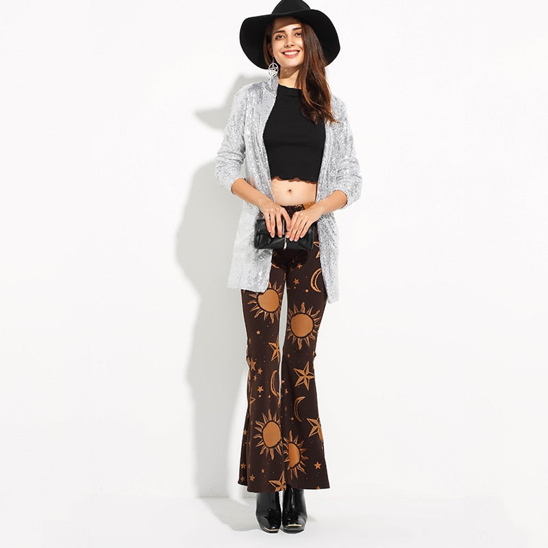 Silver Sequined Coats Turn-down Collar Long Sleeve Outwears Cardigan Jackets