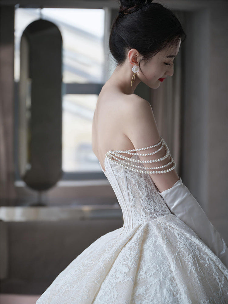 Bandeau Master Wedding Bridal French Light Dress