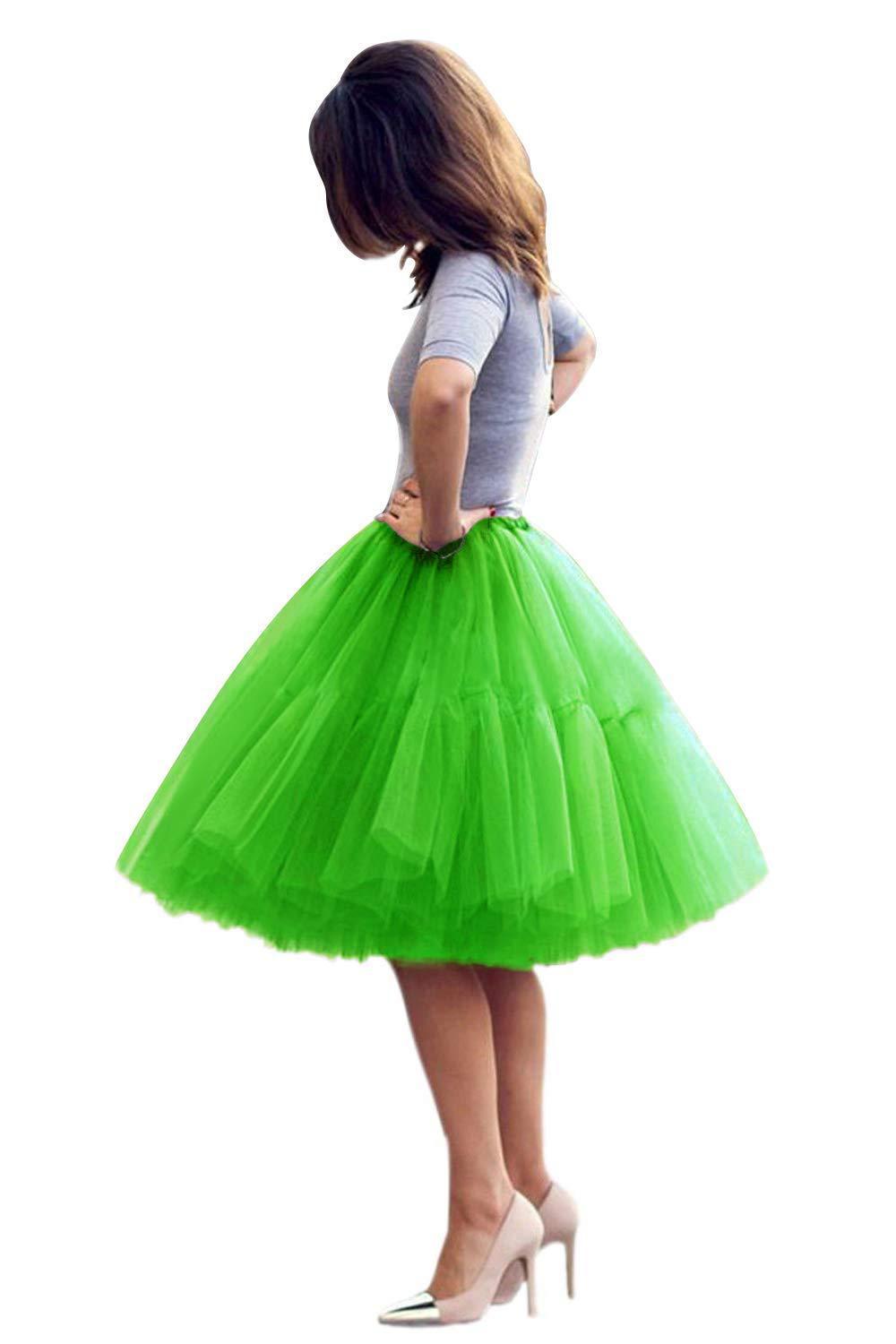 Spring And Summer Mesh Pleated Bubble Skirt