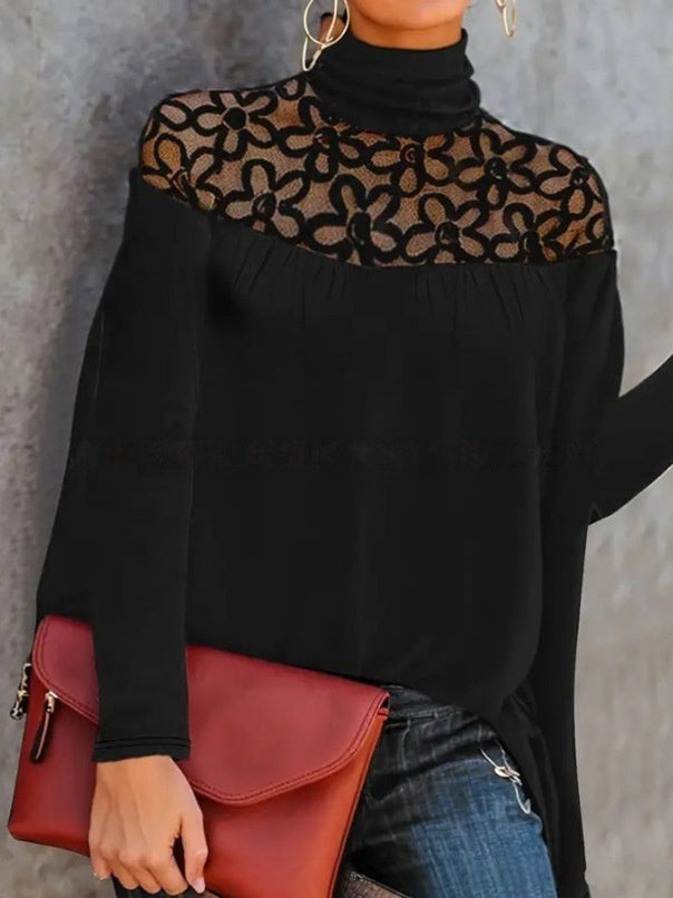 Heavy-duty Hollow-out Crochet Casual Patchwork Womens Knit Sweater