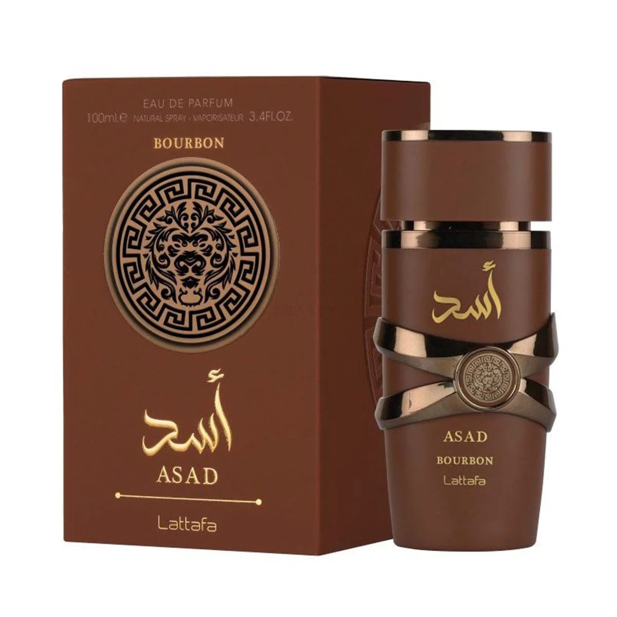 Lattafa Asad Bourbon Eau De Parfum 100ml Spray - LATTAFA