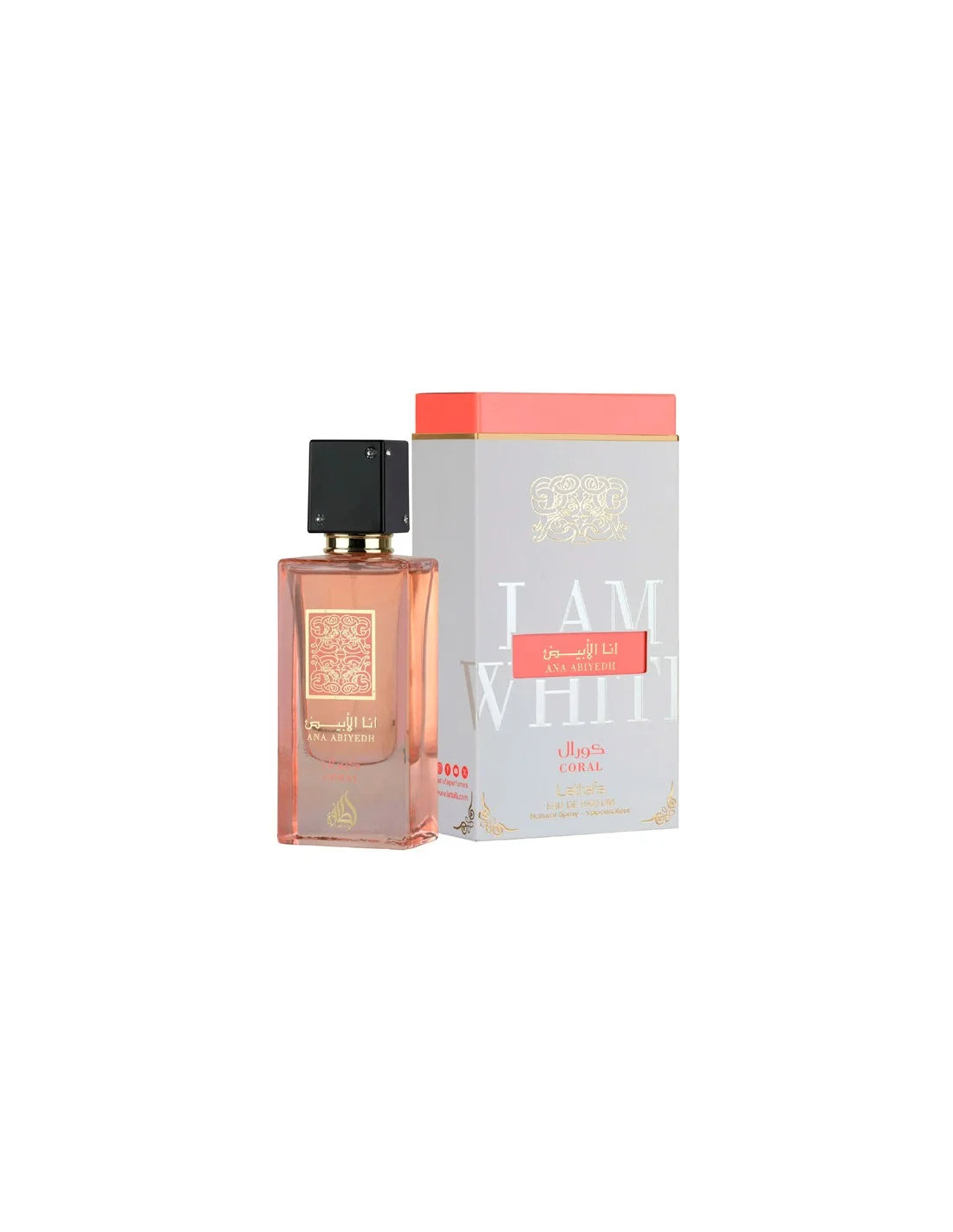 Lattafa Ana Abiyedh Coral Edp Spray 100Ml - LATTAFA