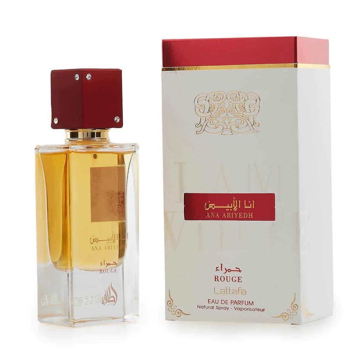 Lattafa Ana Abiyedh Rouge Edp Spray 60Ml - LATTAFA