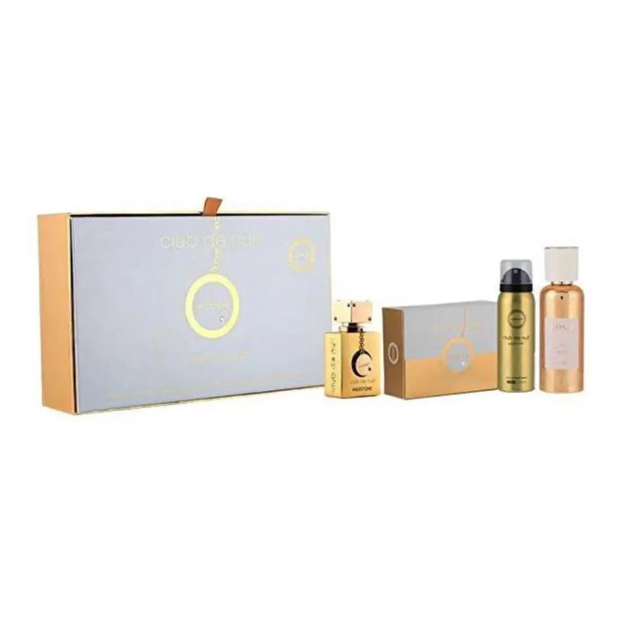 Armaf Club De Nuit Milestone Eau De Parfum 130G Spray Hair Mist 55Ml Jabon 1U Spray Corporal Perfumado 50Mlvaporizador - ARMAF