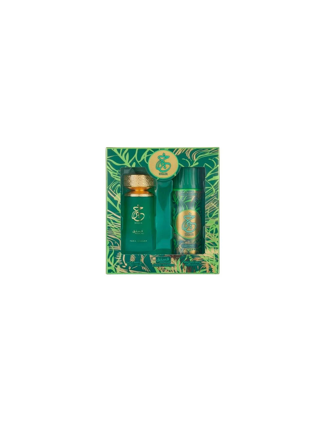 Paris Corner Khair Pistachio Edp Spray 100Ml Sets Desodorante Spray 200Ml