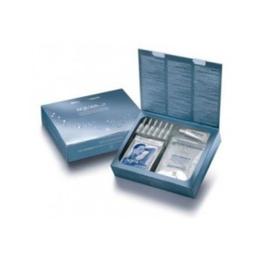 Aqua Genomics Set Bruno Vassari: Enzymatic, Peeling, Cream, For Face + Hydratant Concentrate, Hyaluronic Acid, Hydrating, Serum, For Face ml + Aqua Genomics, All Skin Types, Light Cream, For Face, 20 ml + Aqua Sorbet, Hyaluronic Acid, Hydrating, Rich C...