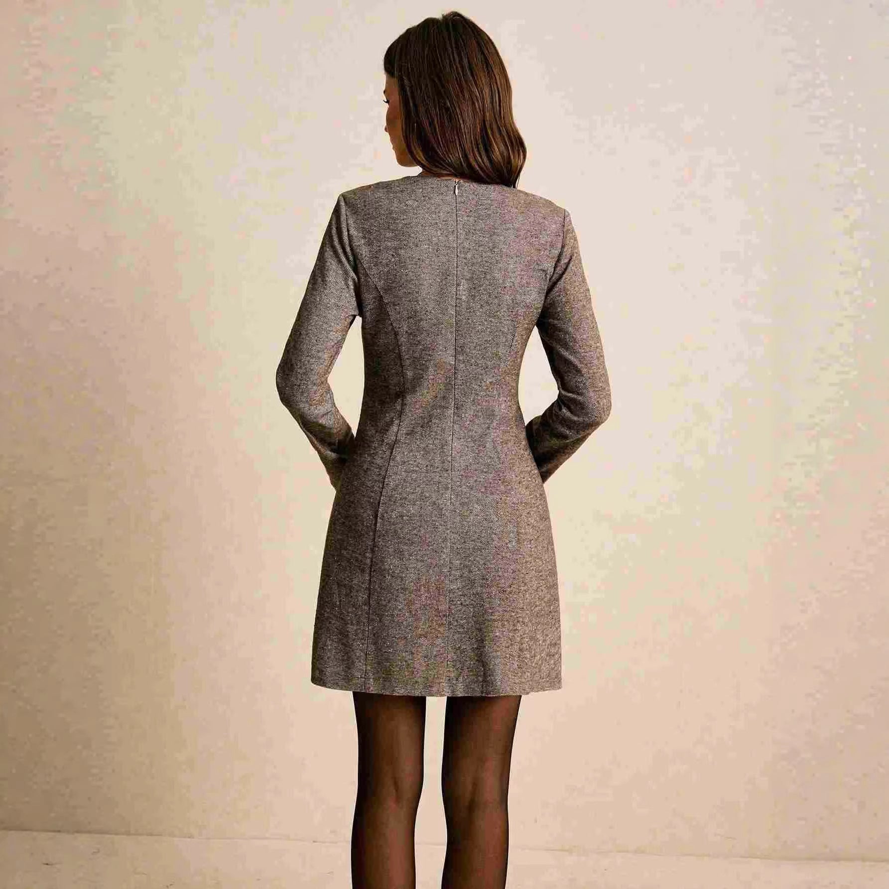 Elegant Long-Sleeve Fashionable Womens Dress