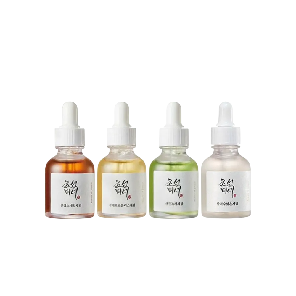 Discovery Kit Set Beauty Of Joseon: Beauty Of Joseon, Rice & Arbutin, Glow, Serum, For Face, 10 ml + Beauty Of Joseon, Ginseng & Snail Mucin, Revitalising, Serum, For Face, 10 ml + Beauty Of Joseon, Propolis & Niacinamide, Glow, Serum, For Face, 10 ml ...