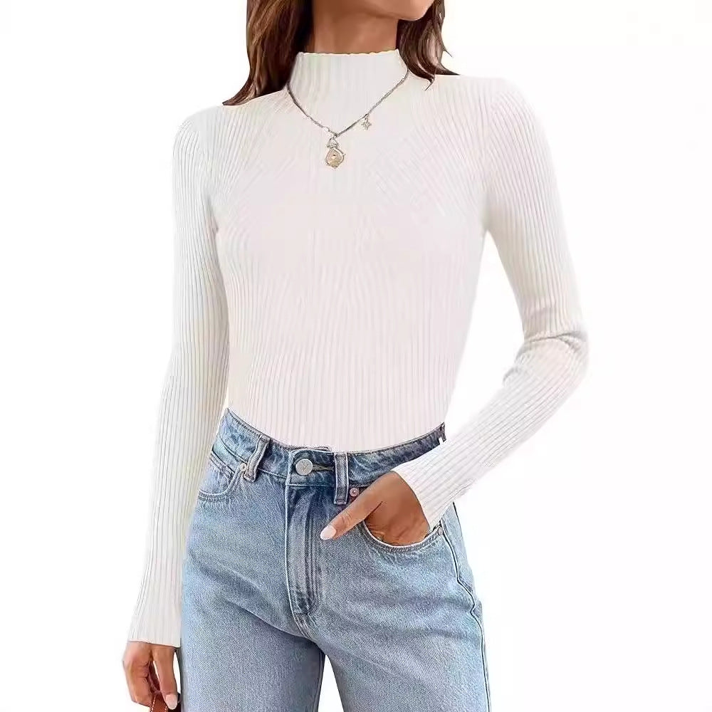 Fashionable Knitted Bottoming Shirt