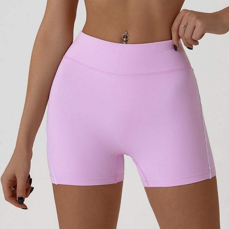 Quick-drying Nude Feel Yoga Shorts Hip Lifting Fitness Shorts