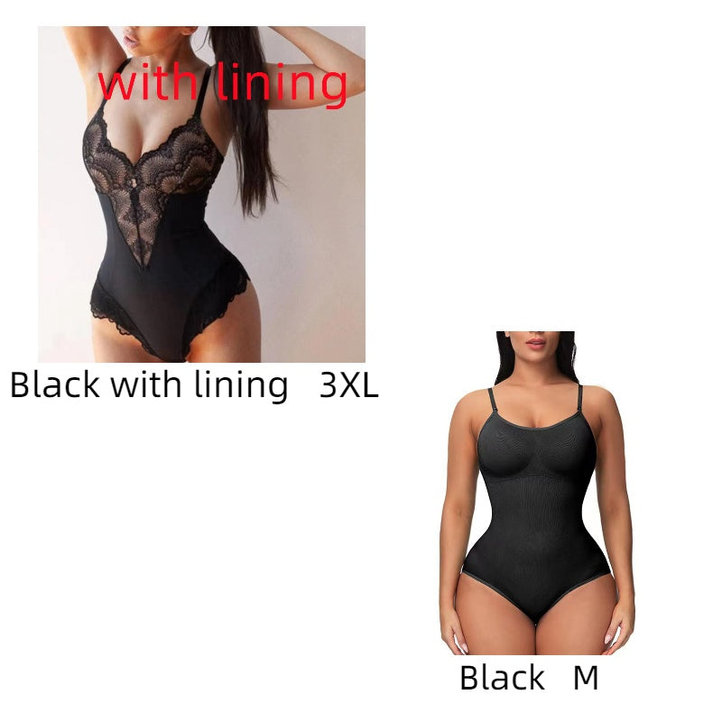 Lace Lace Stitching Bodysuit Erotic Lingerie Women