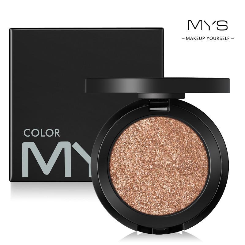 Marca MYS polvo de maquillaje facial 6 colores minerales resistentes al agua brillo brillo contorno Kit bronceador resaltador paletas de maquillaje