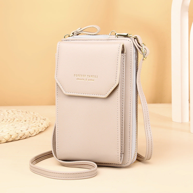 Ladies Wallet PU Leather Long Mobile Phone Bag Fashion Korean Version Multifunctional Student Wallet