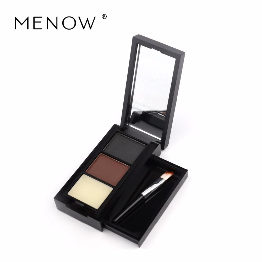 Menow Brand Eyebrow color Eyebrow Brush with Natural Three-Dimensional Waterproofing Make up Cosmetic Wholesale E15001