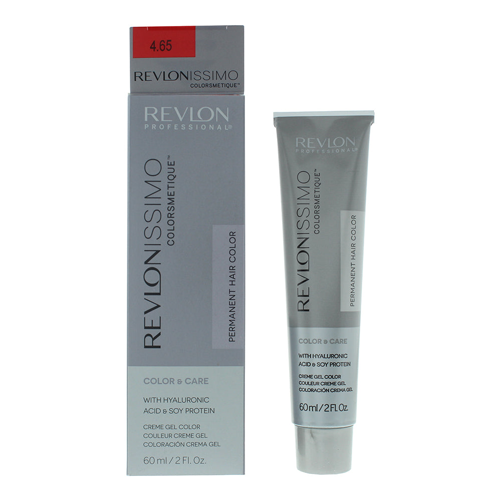 Revlon, Colorsmetique, Permanent Hair Dye, 4.65 Medium Mahogany Red Brown, 60 ml