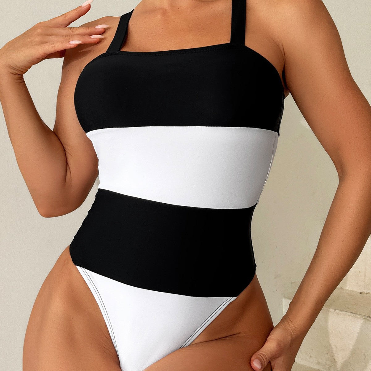 One-piece Strappy Swimsuit For Sassy Girls
