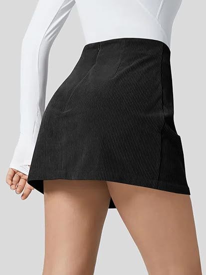 Women's Corduroy Mini Skirt Casual High Waist