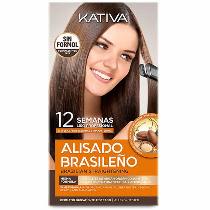 Kativa Brazilian Straightening Kit Original 12 Weeks 225G