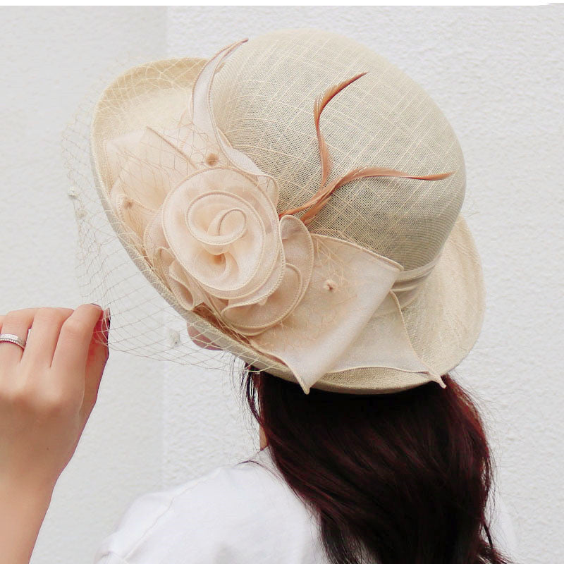 Curly Top Hat Travel Sun Protection Breathable Sun Hat