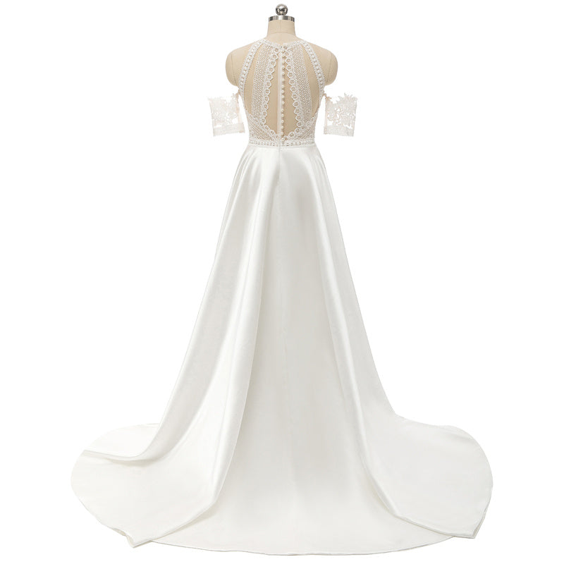 Satin Light Wedding Lace Mori Retro Gauze